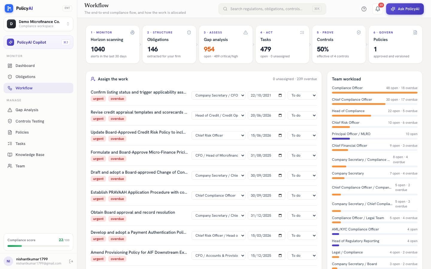 Workflow pipeline and task allocation